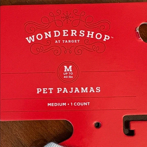 Wondershop Holiday Dog Sweater - Red and White - Picture 2 of 4